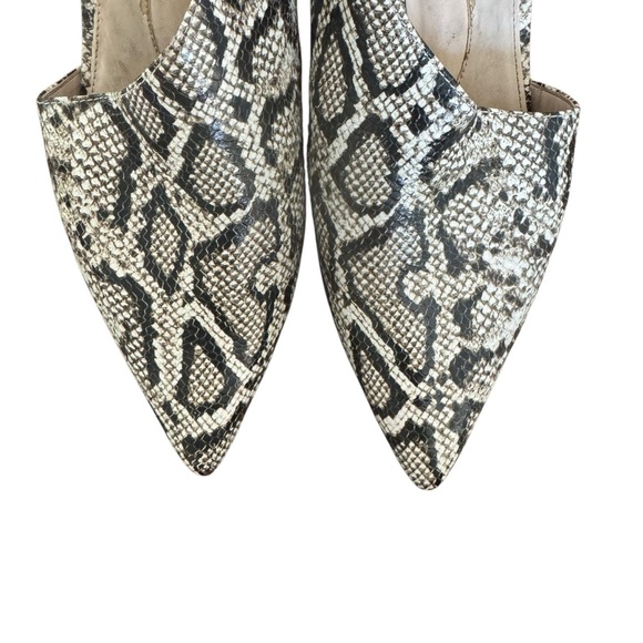 Cole Haan - Vania Half D'Orsay Snakeskin Leather Slingback Sz 8 - Picture 4 of 13